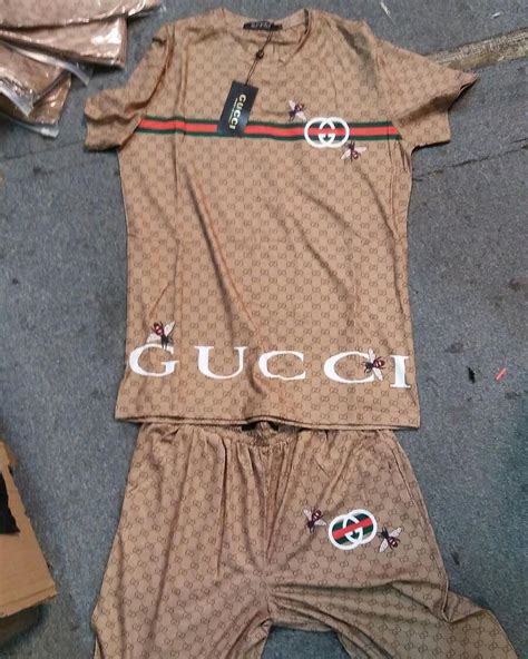 gucci shirt and shorts set